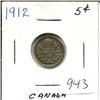 Image 1 : 1912 Canada Silver 5¢
