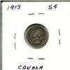 Image 2 : 1913 Canada Silver 5¢