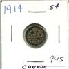Image 1 : 1914 Canada Silver 5¢