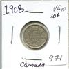 Image 1 : 1908 Canada Silver 10¢