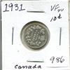 Image 1 : 1931 Canada Silver 10¢
