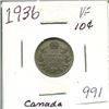Image 1 : 1936 Canada Silver 10¢