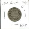 Image 1 : 1902 Canada Silver 25¢
