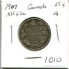 Image 1 : 1907 Canada Silver 25¢