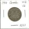 Image 1 : 1910 Canada Silver 25¢