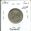 Image 2 : 1914 Canada Silver 25¢