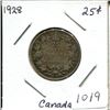 Image 1 : 1928 Canada Silver 25¢