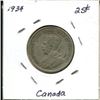 Image 2 : 1934 Canada Silver 25¢