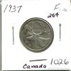 Image 1 : 1937 Canada Silver 25¢