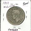 Image 2 : 1952 Wide Date, 2 close to hoof, Canada Silver 50¢