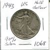 Image 1 : 1943 USA Silver Half-Dollar