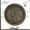 Image 2 : 1936 Canada Silver Dollar