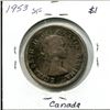 Image 2 : 1953 SF Canada Silver Dollar