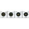 Image 1 : Lot of 4 Canada $2 coins: 1996, 1997, 1998w, 1999, Choice UNC