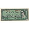 Image 1 : 1954 Canada $1 bill, Beattie/Rasminsky, T/M 9648159