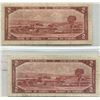 Image 2 : Lot of 2 Canada 'Non Test' $2 bills,  Beattie Rasminsky, G/R0491908 & G/R1548054