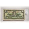 Image 1 : 1937 $1. Gordon-Towers signatures. Wide Signature Panel. O/L Prefix. BC-21c. VG.