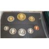 Image 3 : 8-coin 2002 Special Edition Golden Jubilee Proof Set. The Sterling Silver Dollar has 24k gold platin