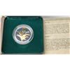 Image 2 : 2002 Sterling Silver Golden Tulip 50 Cents. 22-karat Gold Plating. In case of issue. Proof.