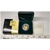 Image 1 : 2004 Sterling Silver Easter Lily 50 Cents. 22-karat Gold Plating. In case of issue. Proof.