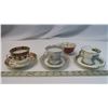 Image 1 : 3 Teacup & Saucer sets. Hammersley, Colclough China, Royal Albert