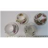 Image 2 : 4 sets of China tea cups & saucers