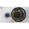 Image 3 : Frosted glass flower candle holder & Mosaic candle holder