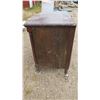 Image 6 : 49 3/4"x 25"x 34" Wooden antique dresser (4 Drawers)
