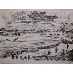 LOVIS CORINTH H.Signed Lithograph German Expressionism
