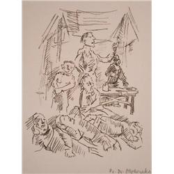 OSCAR KOKOSCHKA Litho Expressionism