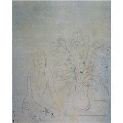 JACOB GILDOR Sig. Etching Israeli Art