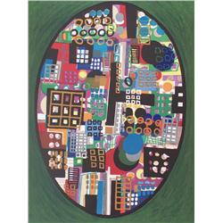 YONA LOTAN Sig. Lithograph Israeli