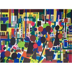 YONA LOTAN Sig. Lithograph Israeli