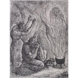 JAKOB STEINHARDT Signed Litho Judaica