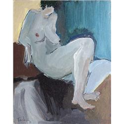 ITZCHAK TARKAY Signed Oil Painting Israeli 