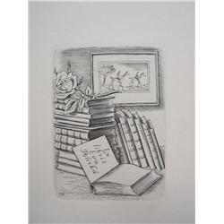 CYRIL BOUDA -Sig. Etching Czech 1944