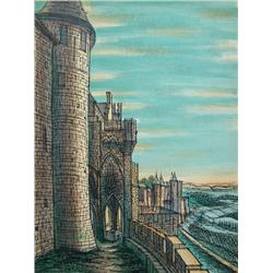 JEAN CARZOU Lithograph French Art 1959