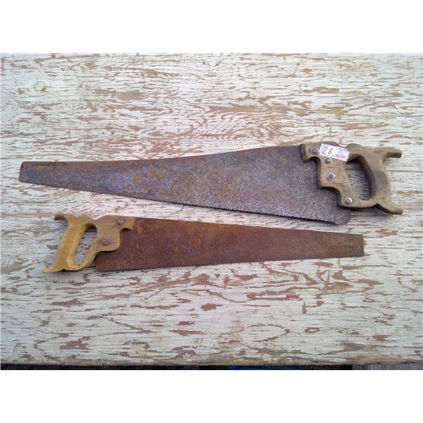 Vintage hand saws