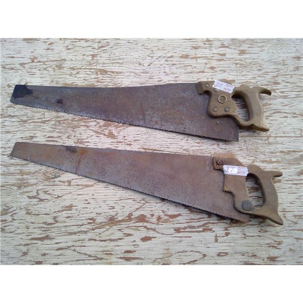 Vintage hand saws