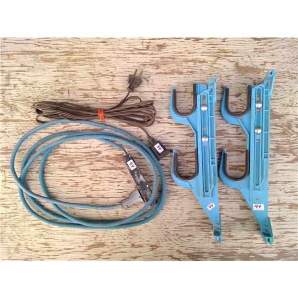 Block heater cord, inside extension cord & gun racks