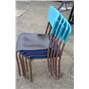 Image 3 : 5 - plastic back & seat chairs