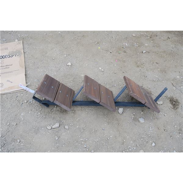 3 step metal stair stringer