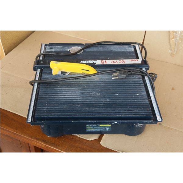 Mastercraft tile saw