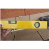 Image 4 : 2- levels - yellw laser level & white 24" level.