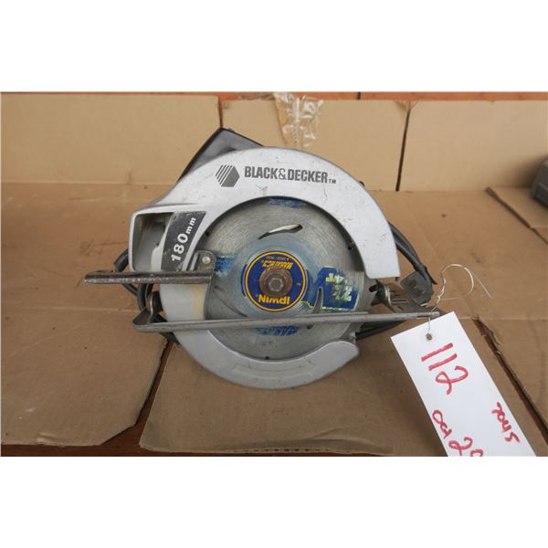 Black & decker 7-1/4" skill saw