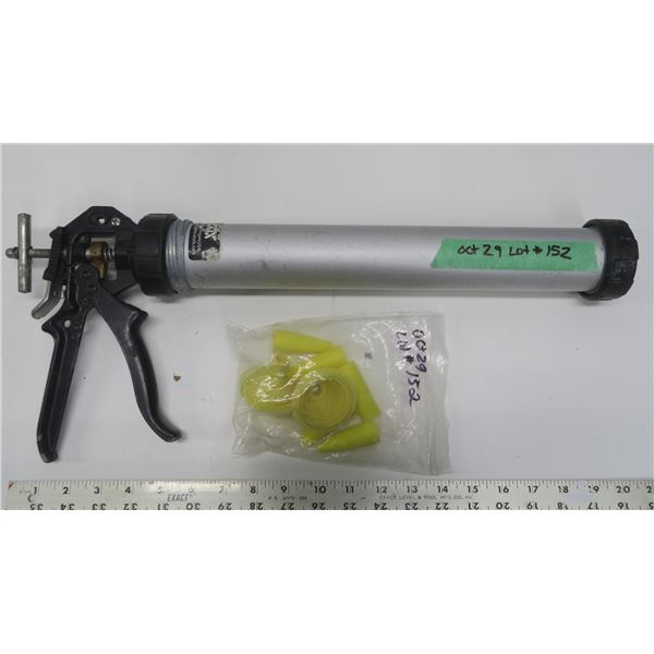 Haslett Bulk Caulking Tool with New Tip Set