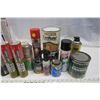 Image 3 : Assorted liquids, stains, aerosals, sealants, etc.