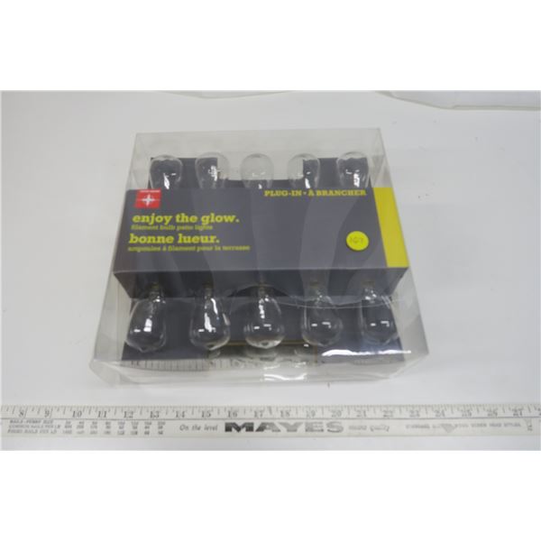 plugin patio lights, missing 2 bulbs