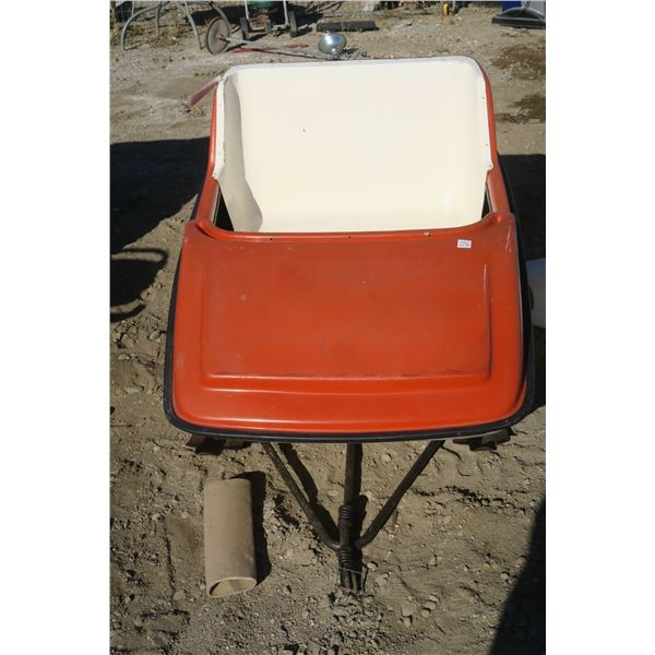 pull behind snowmobile passenger sled