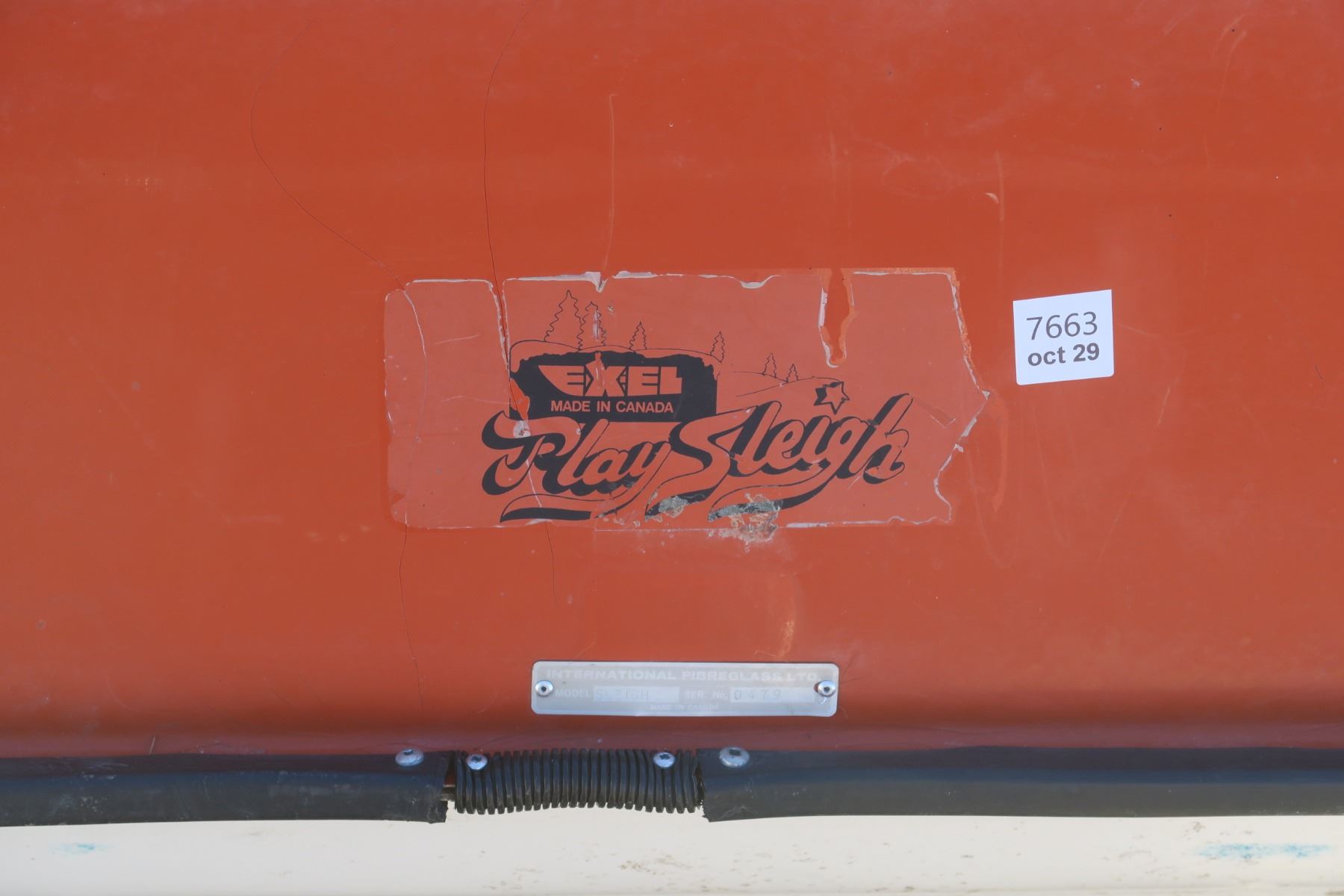 pull behind snowmobile passenger sled Schmalz Auctions